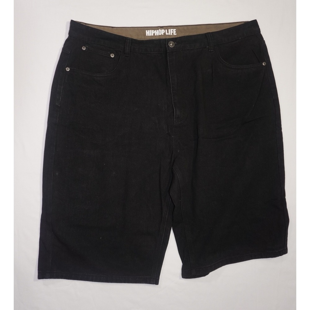 Game Time 44 Black Denim Shorts Hiphop Life Streetwear